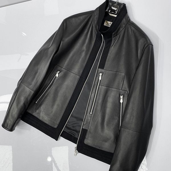 高級ジャケット♪エルメス レザージャケット コピー 数量限定！ ert35032